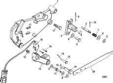 Shift Bracket (bravo) (sn-0m660000 And Up) (������������� ��������� (bravo) (sn-0m660000 � ����))
