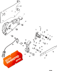 Shift Bracket, Mechanical Shift ( , Mechanical )