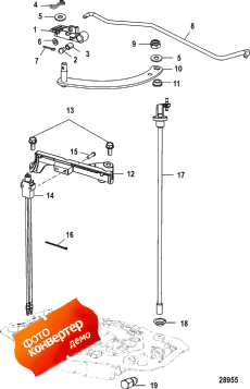 Shift Linkage, Tiller, Design I-shift Detent ( , Tiller, Design I- )