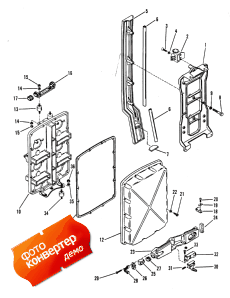 Sound Attenuator And Cowl Bracket (Sound Attenuator  Cowl )