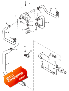 Standard Cooling System (bravo Engines) (  System (bravo s))