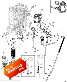 Starboard Cylinder Block/oil Cooler (Starboard   / oil Cooler)