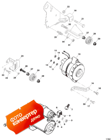 Starter And Alternator Mounts (   s)