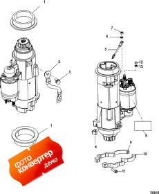 Starter Motor, 1b759587 And Below ( , 1b759587  )