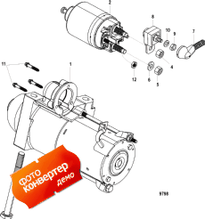 Starter Motor, 383 Mag Bravo 4v ( , 383 Mag Bravo 4v)