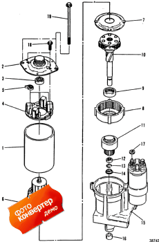 Starter Motor, 3-1/4 Diameter End Cap (��������� ��������, 3-1 / 4 Dia������ End ��������)