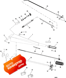 Steering Handle Kit (816366a30 / A31/ A32 / A34 / A42) (�������, ������������ �������� (816366a30 / A31 / A32 / A34 / A42))