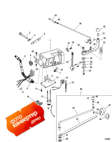 Steering Handle Kit Components (75-115 Dfi) 1.5l Optimax (�������, ������������ �������� Components (75-115 Dfi) 1.5l �����imax)