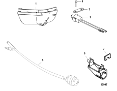 Switch Kit-tiller Handle, Start Button (87-856556a1) (������������� Kit-�������, Start Button (87-856556a1))