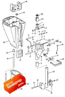 Swivel Bracket And Driveshaft Housing (     )