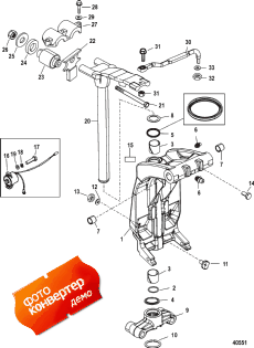 Swivel Bracket And Steering Arm (���������� ��������� � ������� ������� �����)