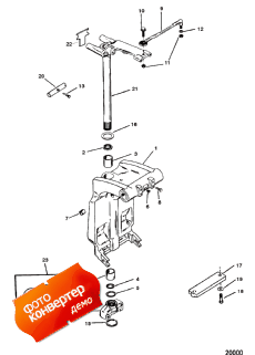 Swivel Bracket And Steering Arm (     )