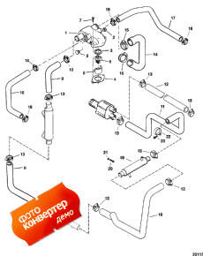 Thermostat Housing And Hoses (   s)