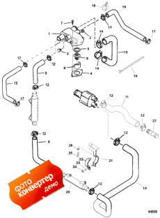 Thermostat Housing, Standard Cooling (vst Fuel System) ( ,   (vst  ))