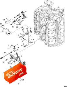 Throttle Lever And Shift Shaft (    )