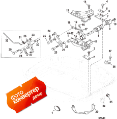 Throttle Linkage, Non-handle Models ( age, -handle Models)