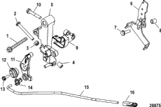 Throttle Linkage, Tiller ( age, Tiller)