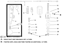 Tiller Handle Adaptor Kit (jet 45) (  Kit (jet 45))