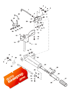 Tiller Handle And Throttle Linkage (   age)