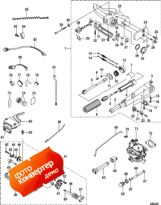 Tiller Handle Conversion Kit, Electric - 8m0051060 (������� Conversion Kit, Electric - 8m0051060)