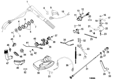 Tiller Handle Kit (856537a1 And 856537a2) (������������ �������� ������� (856537a1 � 856537a2))