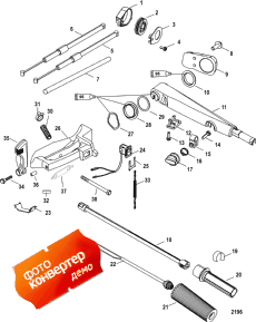 Tiller Handle Kit (880095a1/ A2/ A03/ A04 /a05 A09) (������������ �������� ������� (880095a1 / A2 / A03 / A04 / a05 A09))