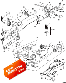 Tiller Handle Kit (big Tiller-manual, Mechanical) Design I (������������ �������� ������� (big Tiller-������, Mechanical) Design I)