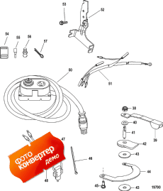Tiller Handle Kit Components (821455a12 / A16) (������������ �������� ������� Components (821455a12 / A16))