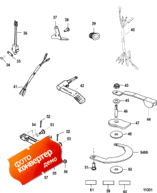 Tiller Handle Kit Components (828813a6 / A7 / A29) (������������ �������� ������� Components (828813a6 / A7 / A29))
