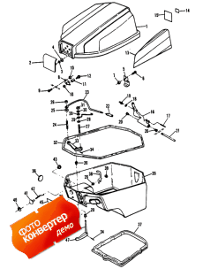 Top Cowl (84a Thru 87a Models) (  (84a Thru 87a Models))