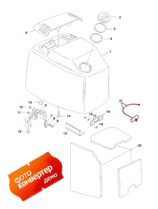 Top Cowl (s/n-usa-0g301751/bel-9885505 & Up) (  (s / n-usa-0g301751 / bel-9885505 & ))