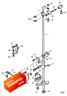 Towershaft And Throttle Linkage, 0e000001 Thru 0e009499 (Tower   age, 0e000001 Thru 0e009499)