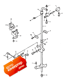 Towershaft And Throttle Linkage (Tower   age)