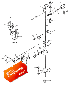 Towershaft And Throttle Linkage (Tower   age)