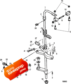 Towershaft And Throttle Linkage (Tower   age)