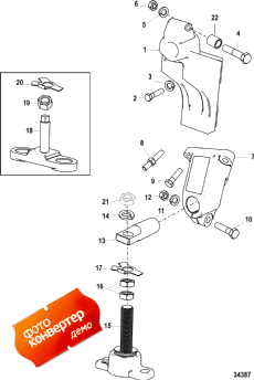 Transmission And Engine Mounting (borg Warner 72) (   ing (borg Warner 72))