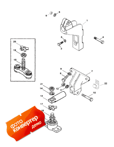 Transmission And Engine Mounting (borg Warner 72) (   ing (borg Warner 72))