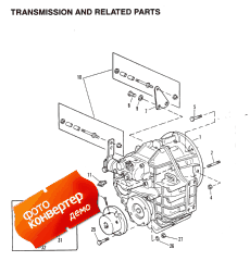 Transmission And Related Parts (inboard) (����������� � Related Parts (inboard))