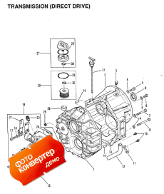 Transmission (direct Drive) (inboard) (����������� (direct Drive) (inboard))