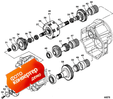 Transmission (in-line) (hurth 800) ( (in-line) (hurth 800))