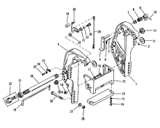 Transom Bracket (50/60) (s/n: 0d181999 And Below) (  (50 / 60) (s / n: 0d181999  ))