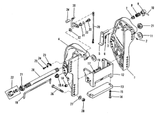 Transom Bracket (50/60) (s/n: 0d182000 And Up) (  (50 / 60) (s / n: 0d182000  ))