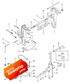 Transom Brackets And Trim Cylinder ( s   )