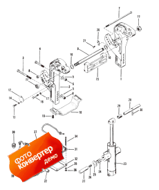 Transom Brackets And Trim Cylinder ( s   )