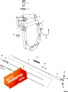 Transom Plate And Shift Cable (Transom    )