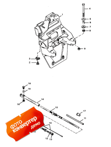 Transom Plate And Shift Cable (Transom    )