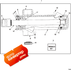 Trim Cylinder Assembly (with Trim Sensor Plate) (  Assembly (with   ))