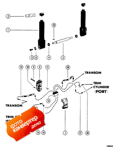 Trim Cylinder (s/n-usa-5503246/aus-8062734 And Below) (  (s / n-usa-5503246 / aus-8062734  ))