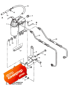 Vapor Separator Tank And Fuel Lines ( Tank  )