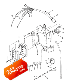 Wiring Harness, Starter Solenoid & Rectifier (Wi  ,   & )